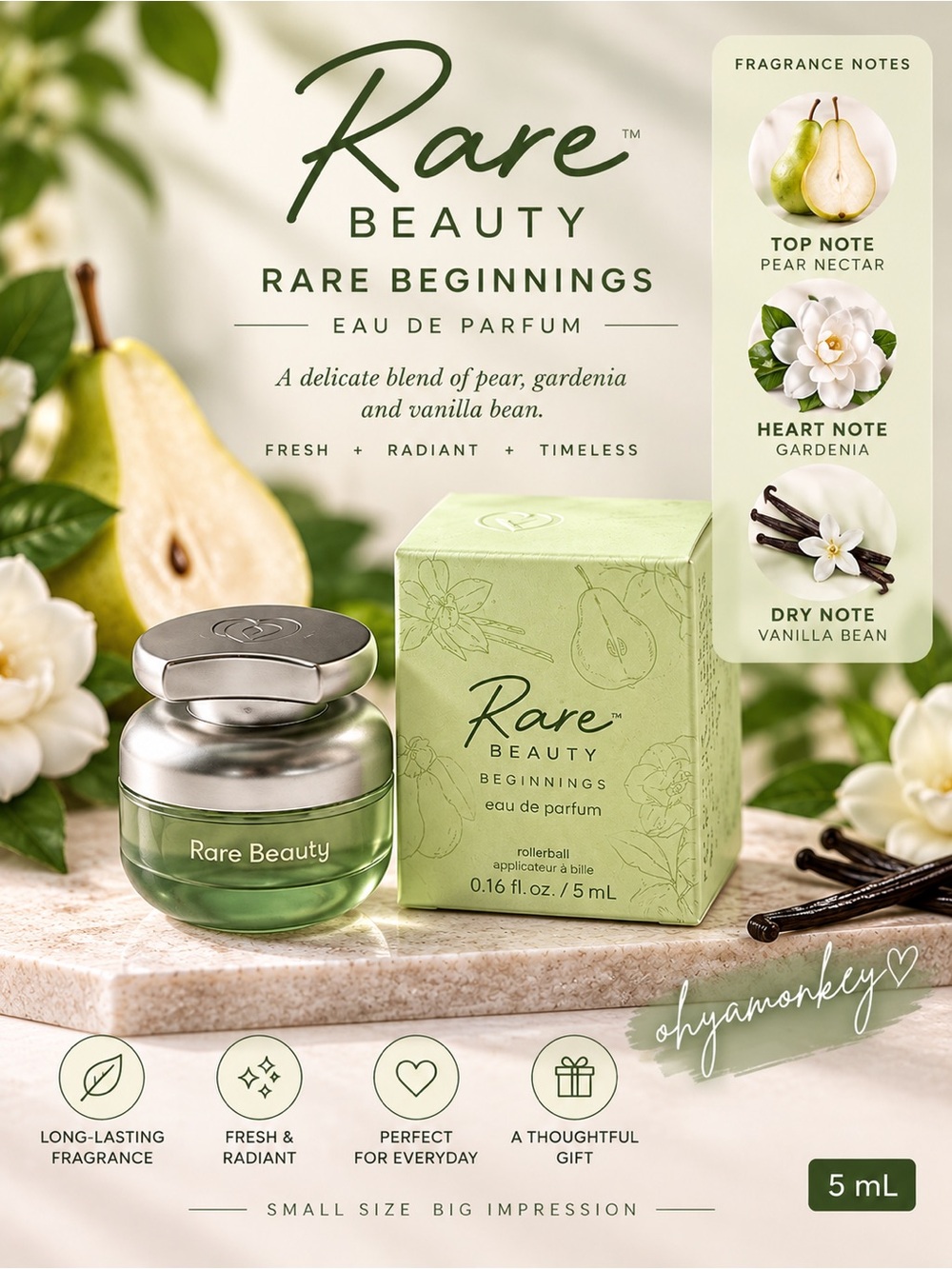Rare Beauty Rare Beginnings EDP 5ml Mini Size